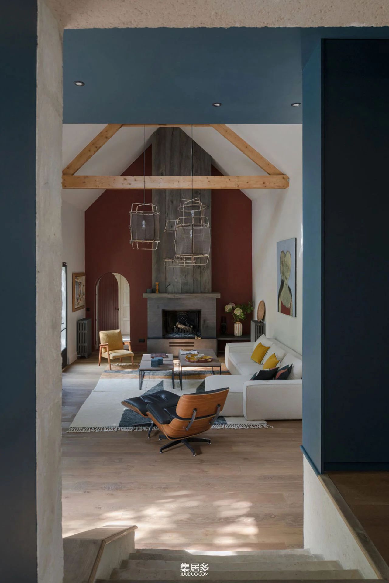 巴黎郊区石屋艺术改造丨法国巴黎丨Natacha Lecompte-8