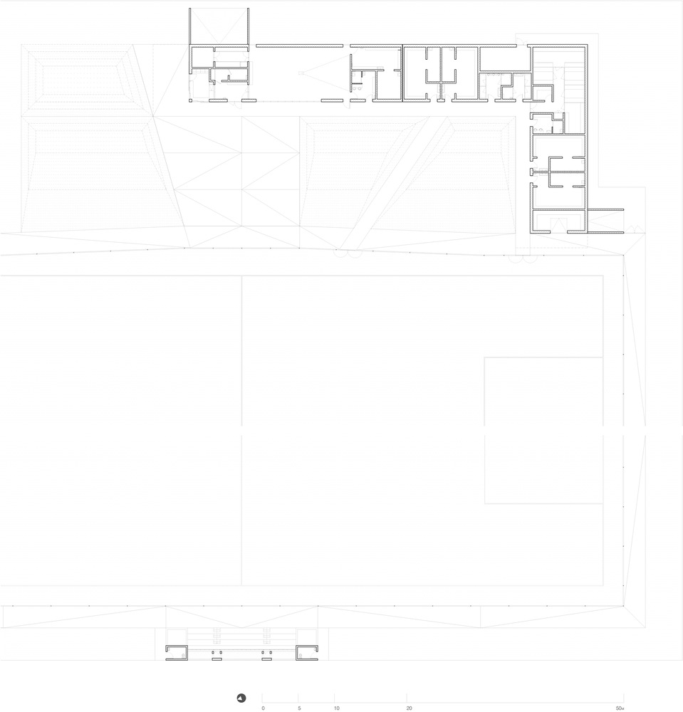 折纸式雕塑感的混凝土体育馆设计丨戈者设计-21