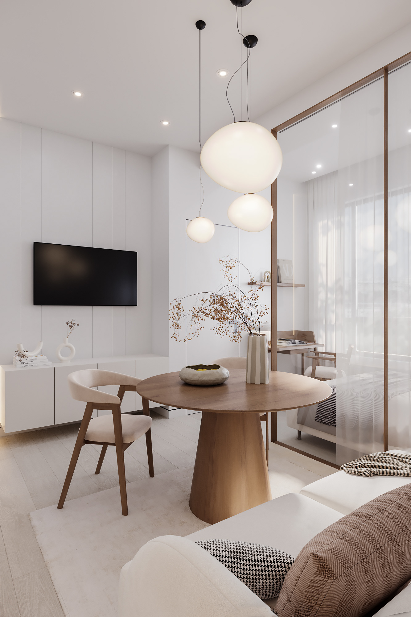 Light Minimal Apartment Interior-7