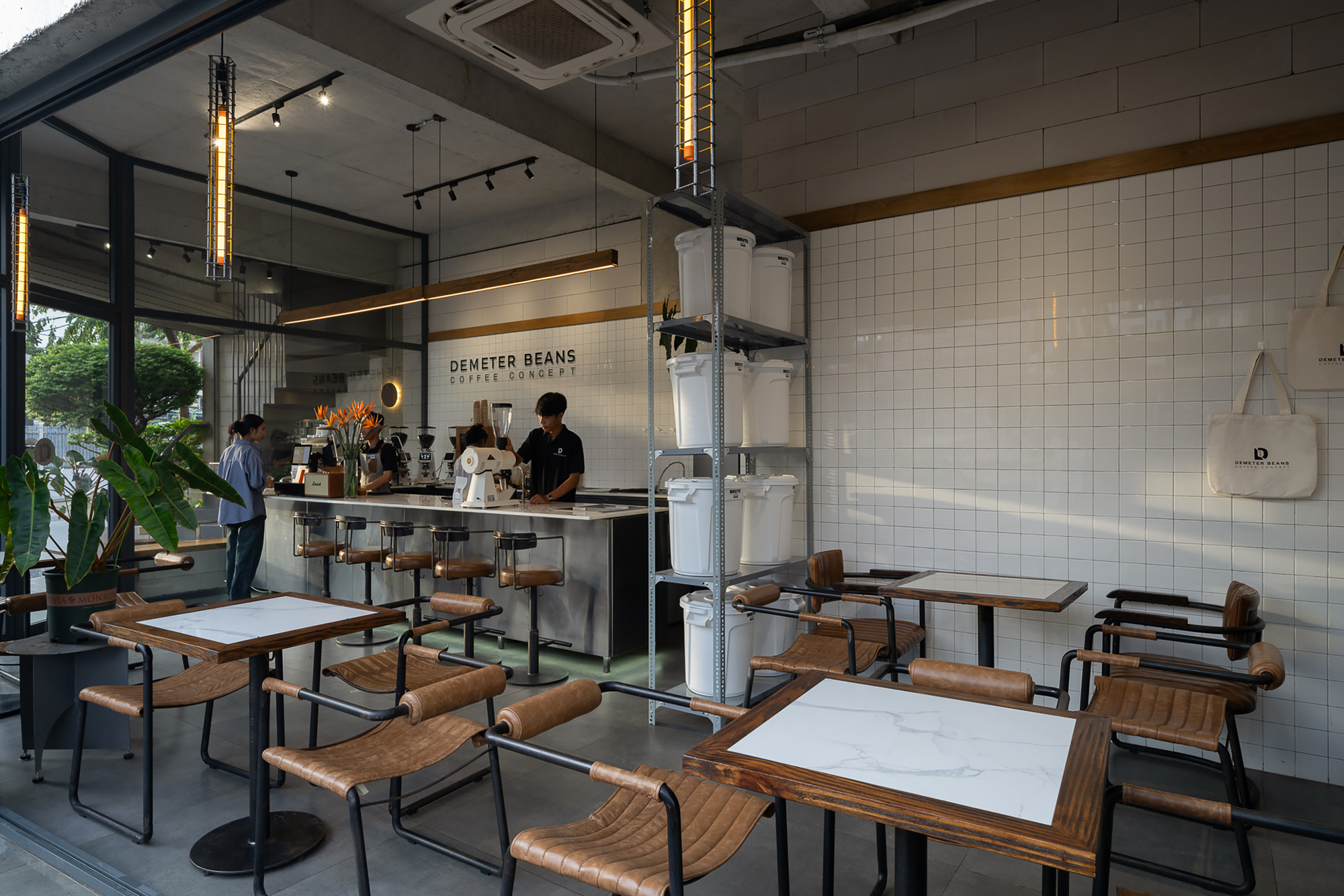 Demeter Beans II 咖啡店和 D 公寓丨越南丨KCONCEPT,KOHARCHITECTS-30