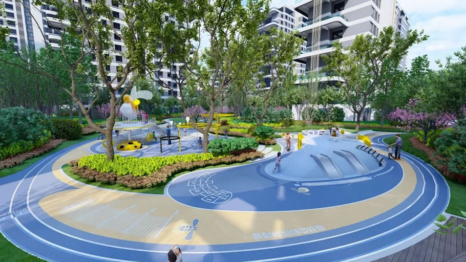 淄博鼎成森林城景观设计丨中国淄博丨同圆设计集团景观设计院-60