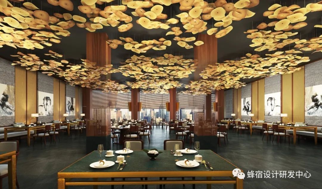 晶浦会 | 东西方文化交融的餐饮空间-14
