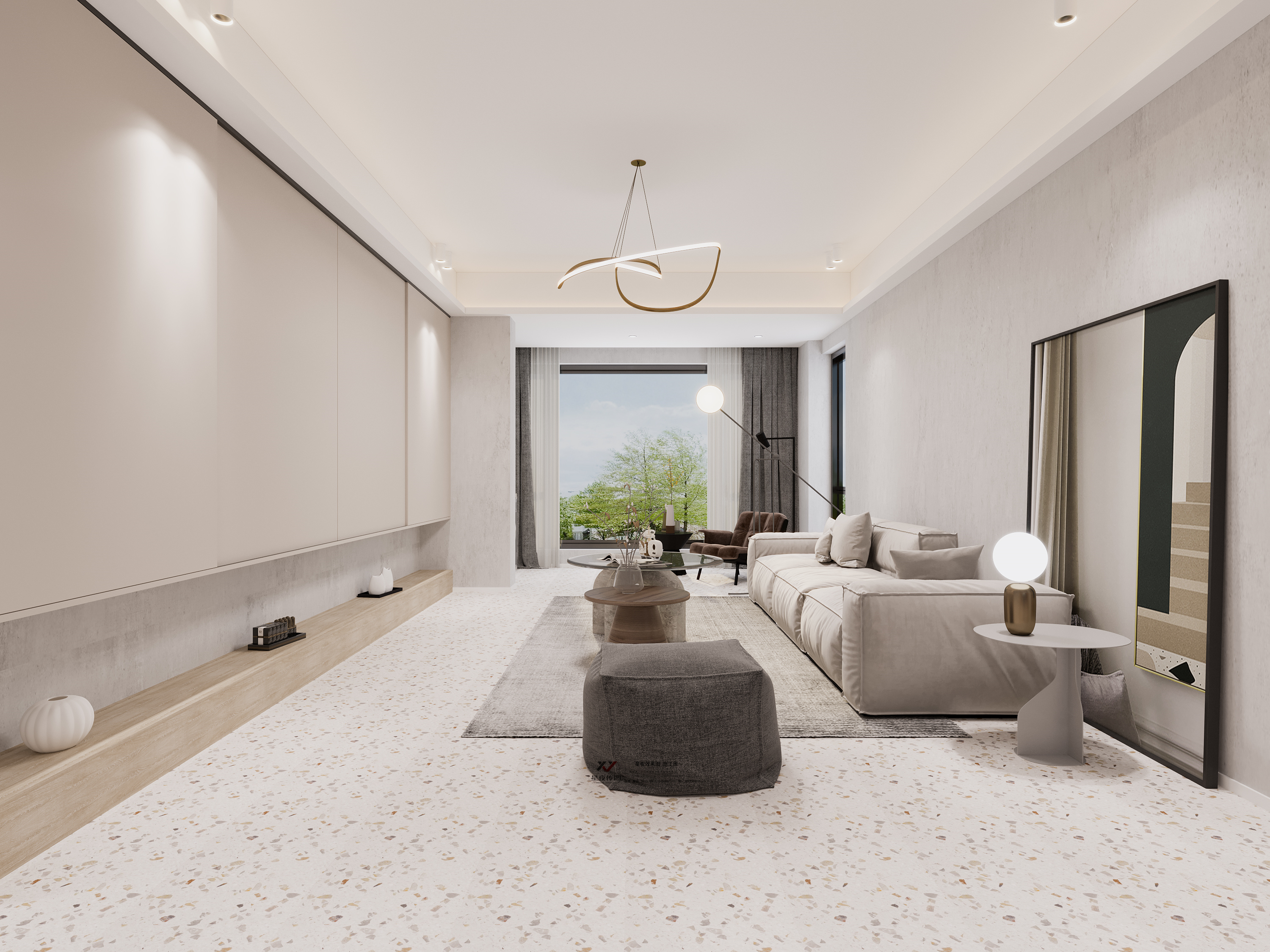 清新原木日式平层设计-9