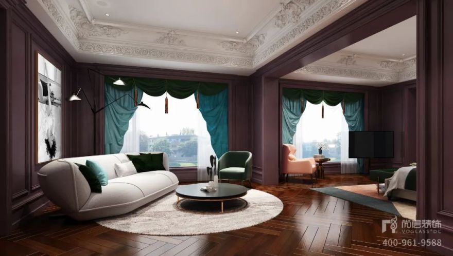 尚层装饰 | 法式浪漫嵌入生活,简约色调打造精致品味-41