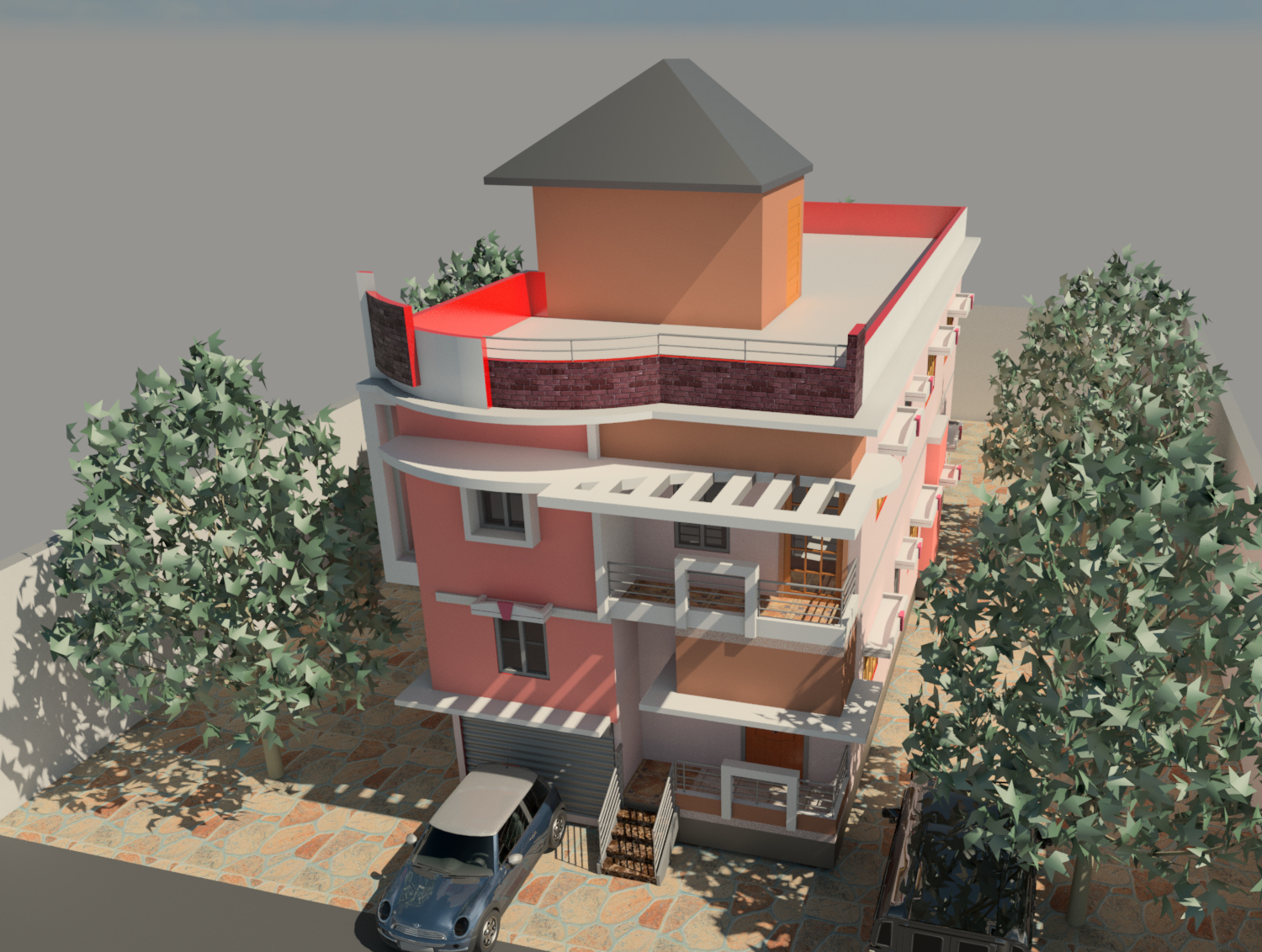 Revit Design House 2 floor-2