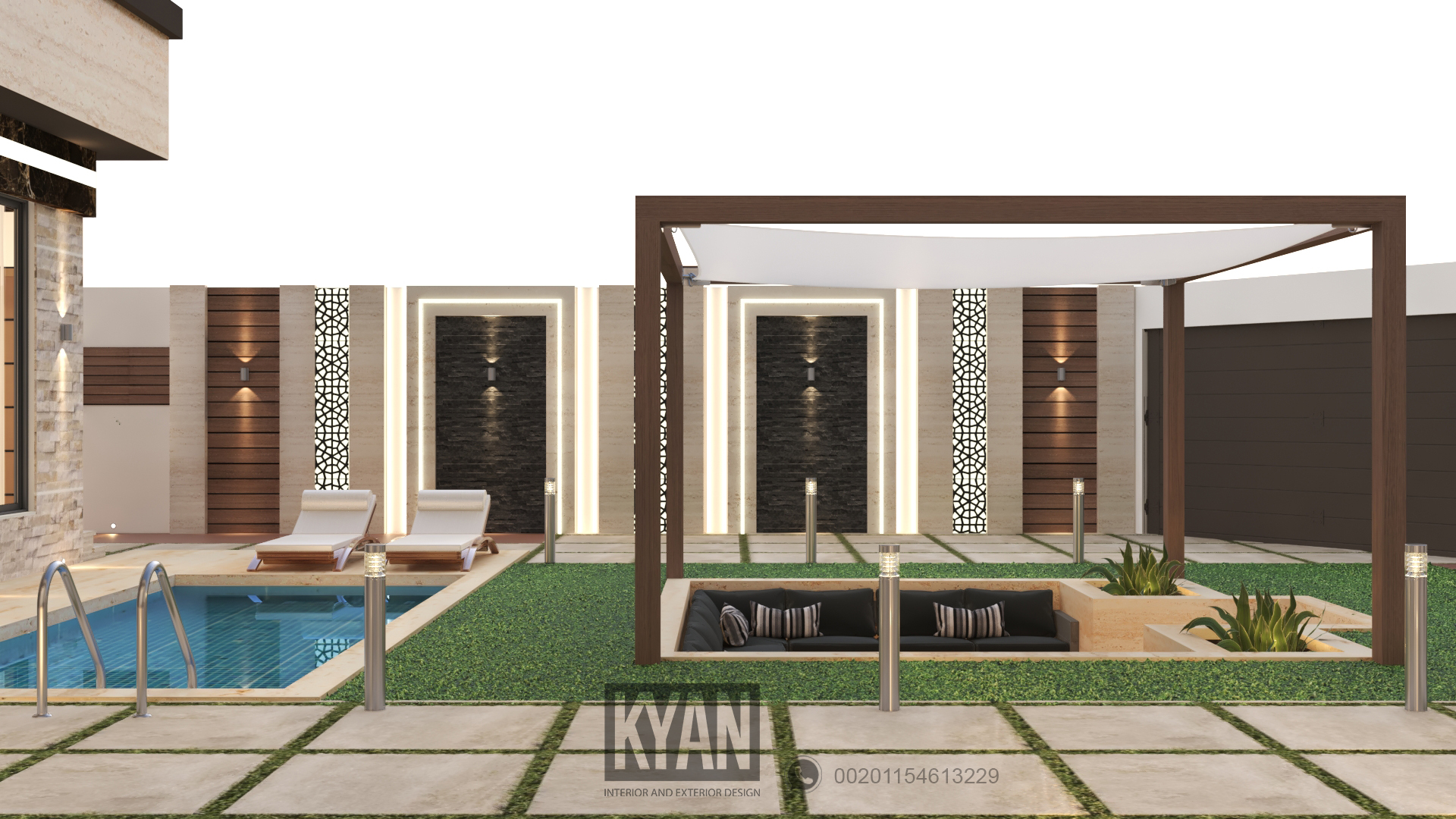 现代住宅立面设计-8