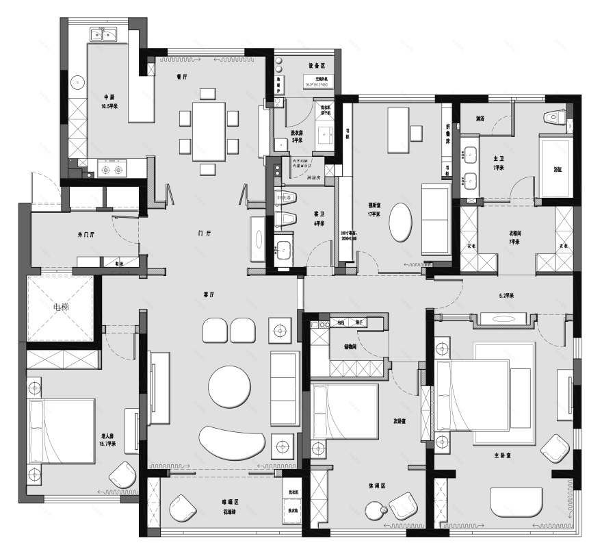 施洛华设计 | 百看不厌的北欧美宅,抚慰人心的一抹经典蓝-29