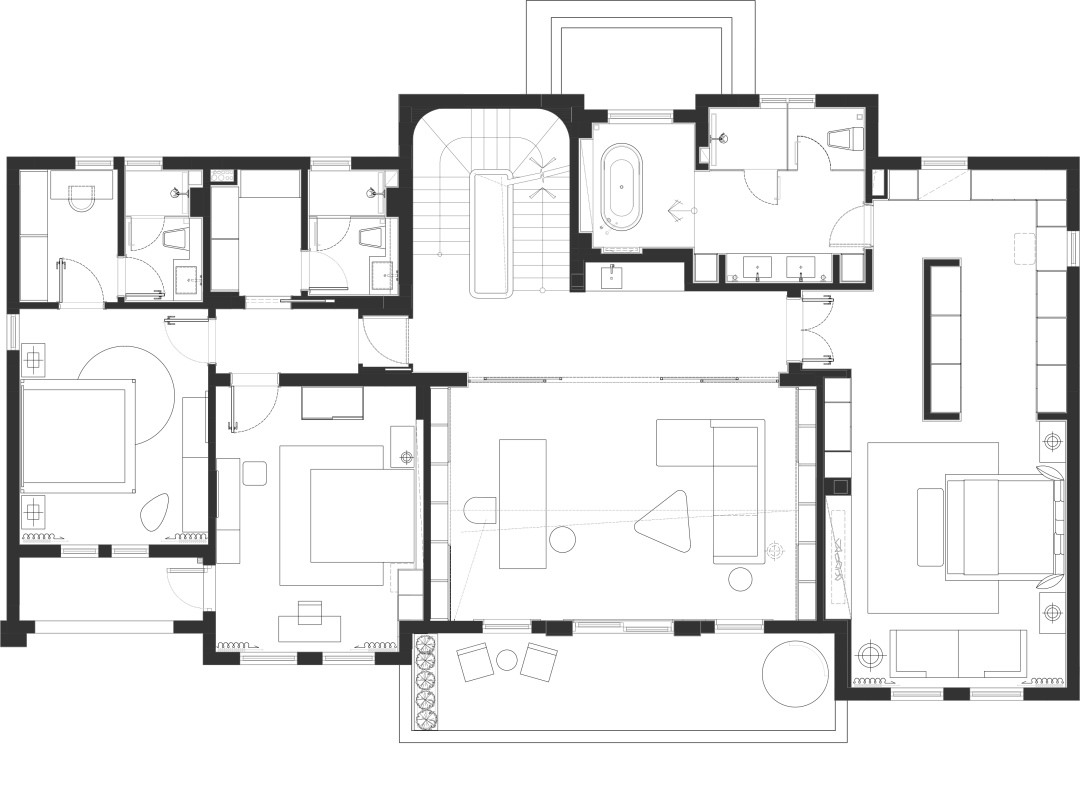 东郊花园私人别墅丨中国上海丨上海亦鉴建筑设计-56