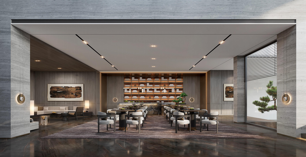 新希望锦麟澜湾销售中心 | 现代东方美学探索-53