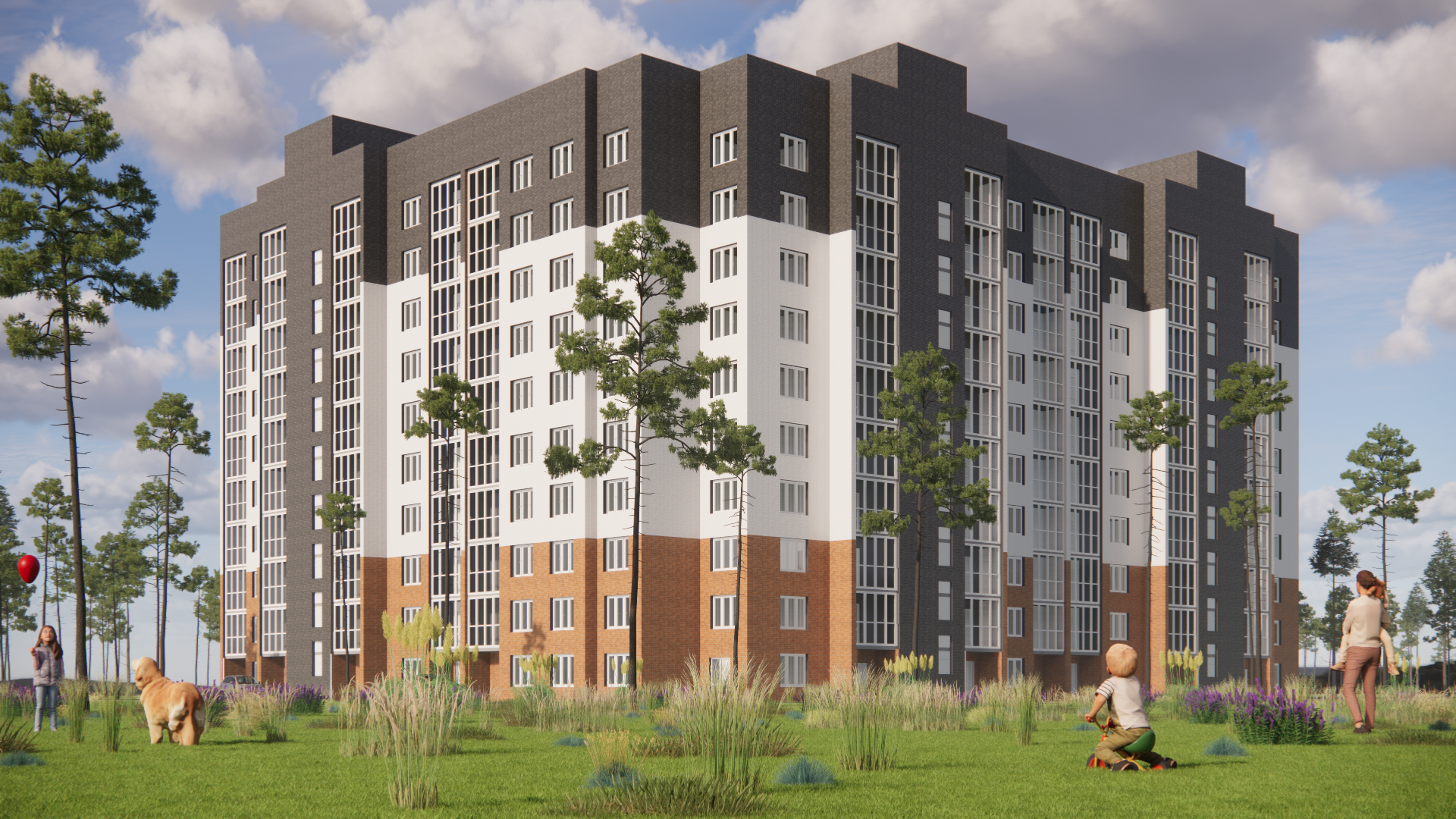 标准9层住宅建筑设计项目-0