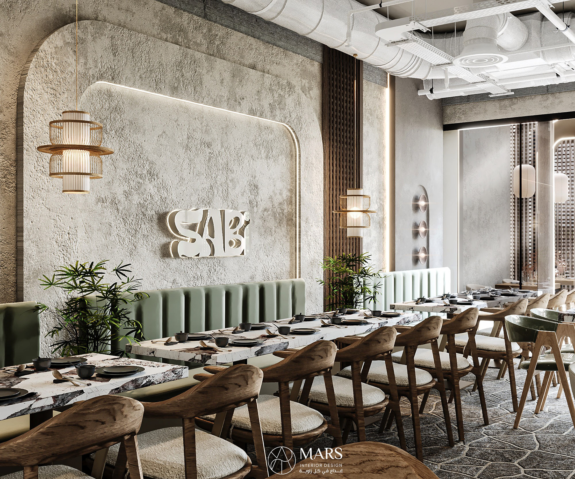 萨比餐厅丨沙特阿拉伯利雅得丨Mars Interior-9