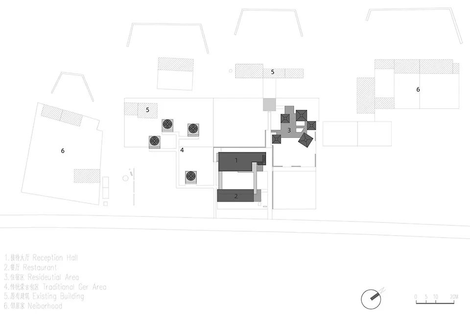 阁尔建筑｜杆式蒙古包体系——乌兰哈达火山無热宇宙草原新宿-91