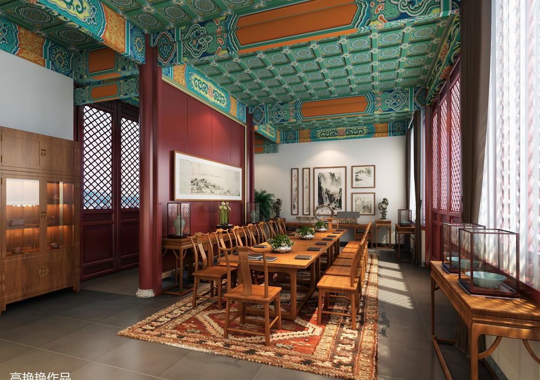 隆安寺副会长办公室会议厅 禅意与现代融合-4