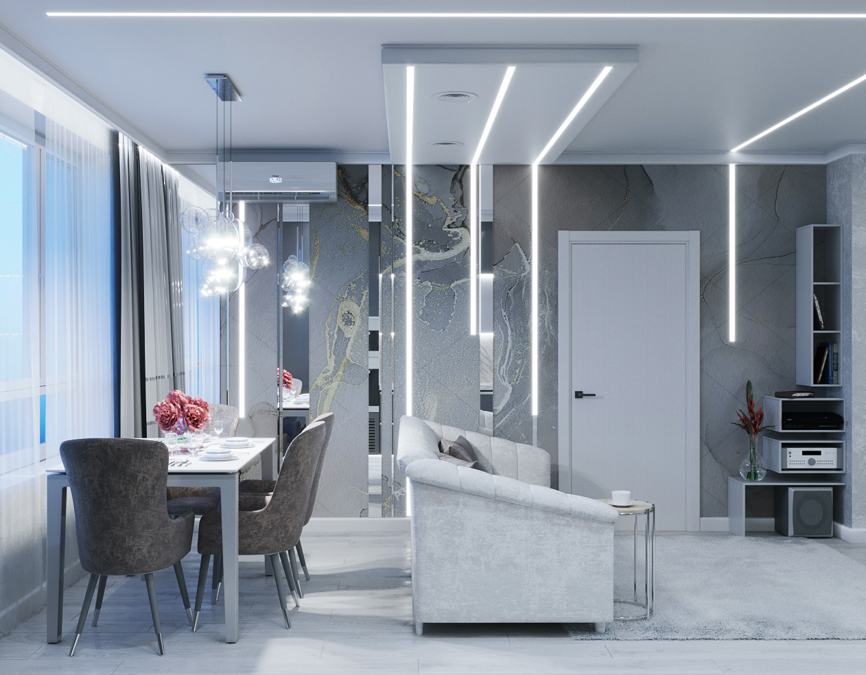 现代风格公寓室内设计丨俄罗斯车里雅宾斯克丨娜塔莉亚·布赫涅娃-17