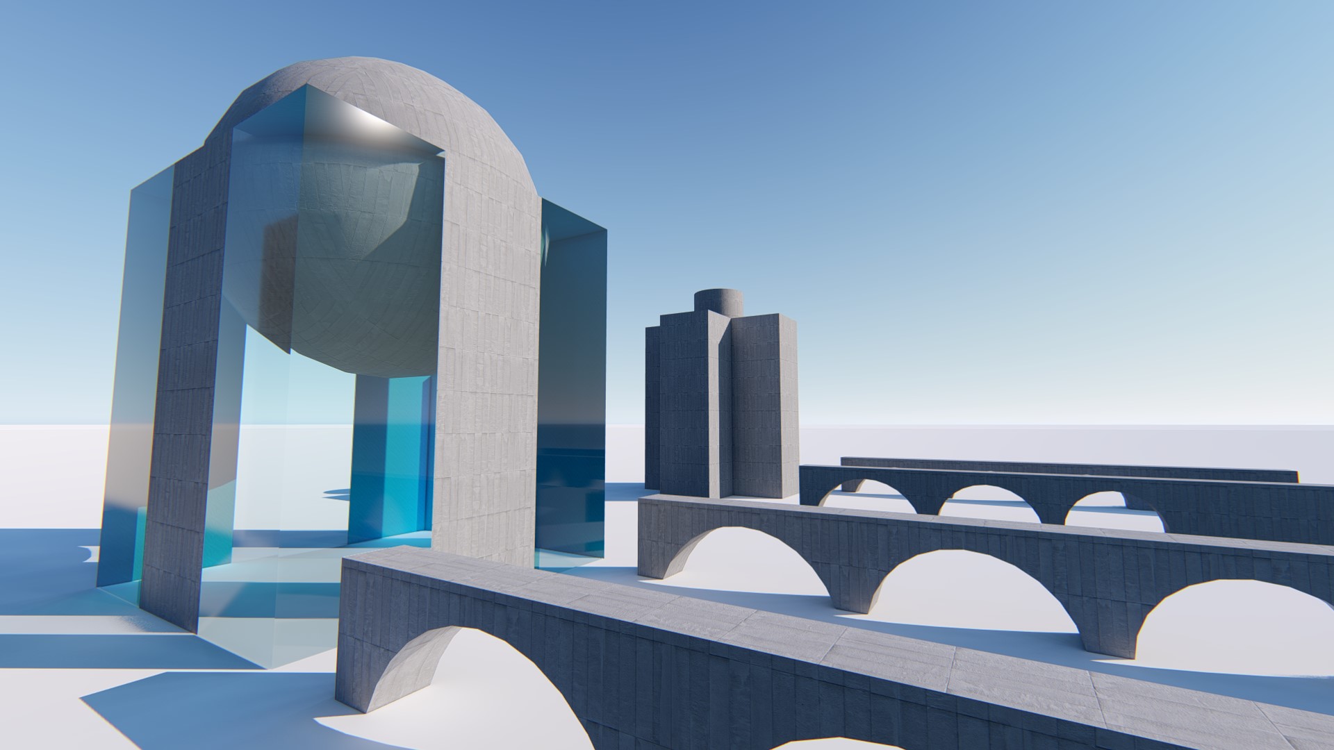 Спомен храм. Project for church/temple design contest.-1