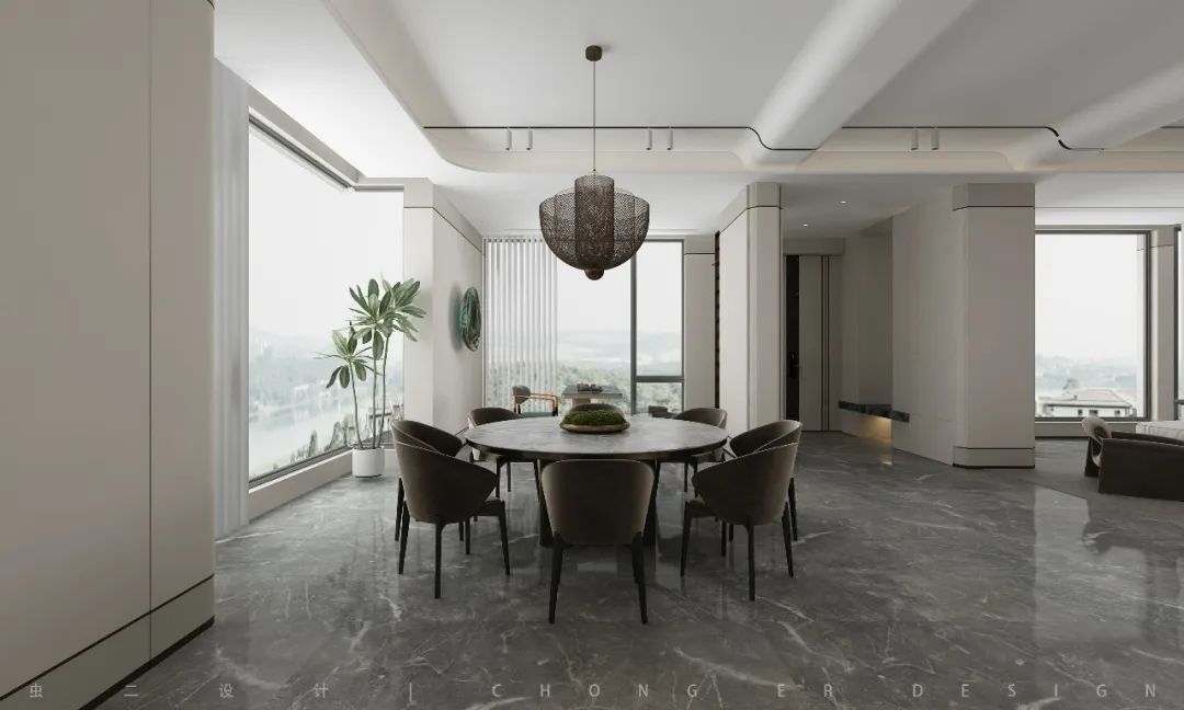 新泰铭流府邸别墅设计丨虫二设计-22