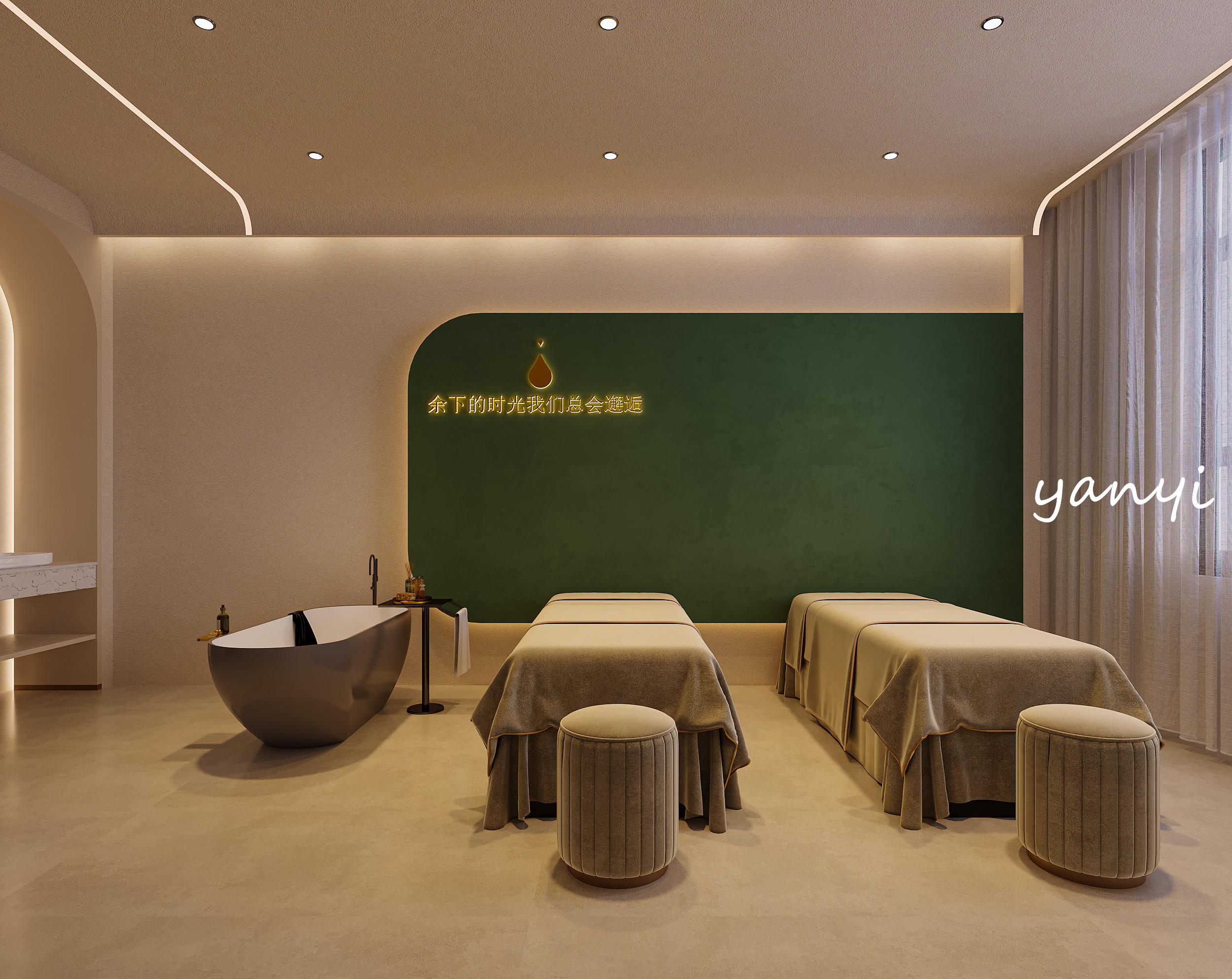 美容院设计||温暖疗愈，邂逅最佳状态的自我-3