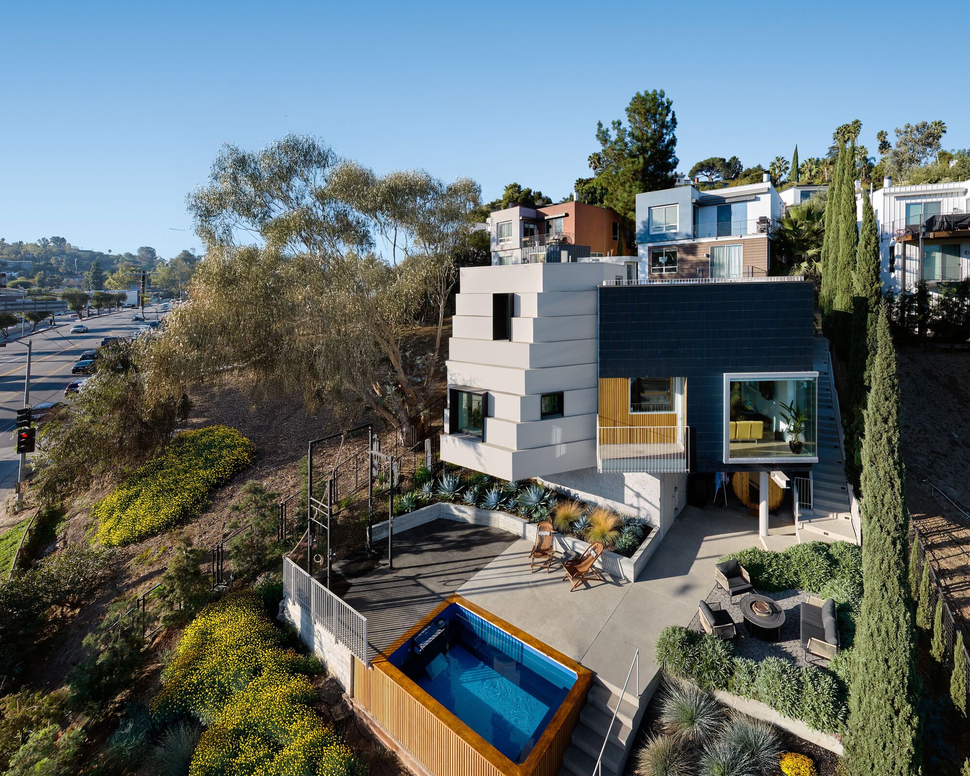 伊万·希尔附属住宅单元住宅（注：ADU是Accessory Dwelling Unit的缩写，一般指附属住宅单元） 丨美国洛杉矶丨Warren Techentin Architecture-7