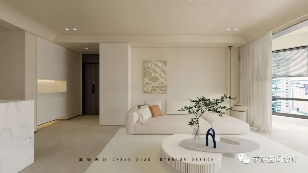 灰肌素雅 · 温暖简约的现代家居设计丨中国上海丨成筱设计-1