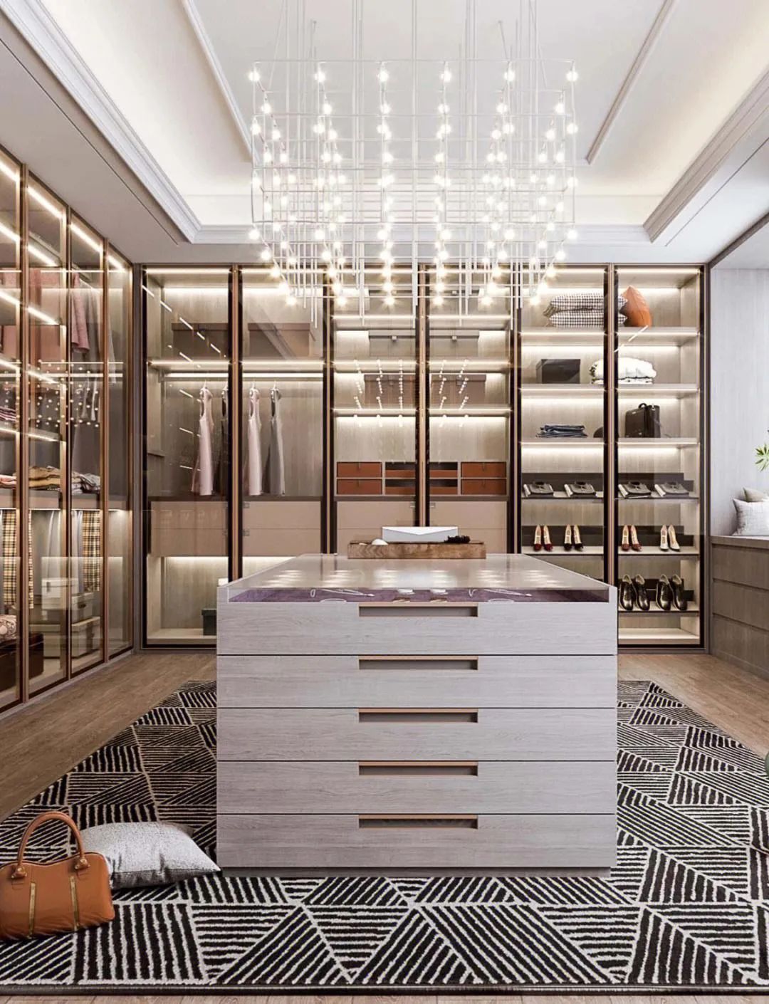 别墅大宅衣帽间空间装修-36