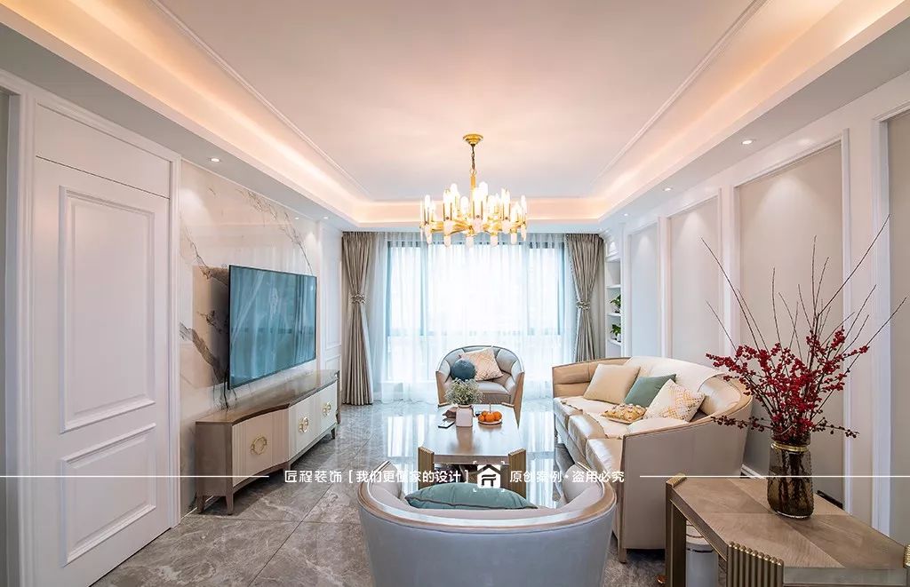 《金洋十方庭》122㎡现代轻奢家居,优雅与实用的完美结合-29