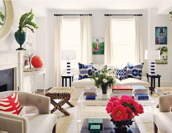 千元预算打造现代美式红蓝风情居室-11