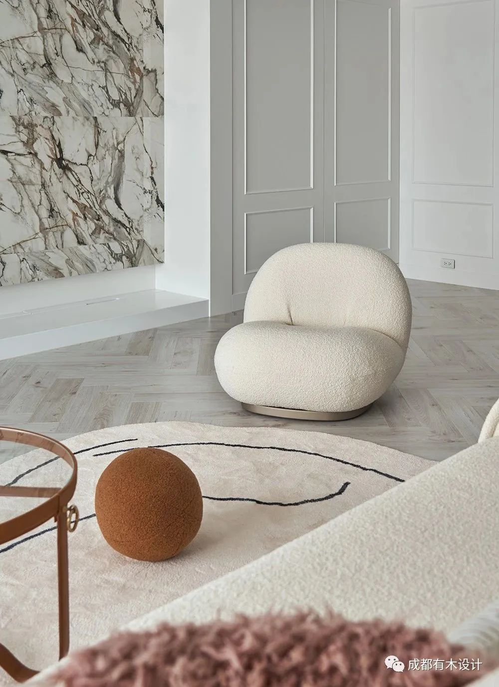 奶油色温柔法式小宅丨YOU MU DESIGN-6