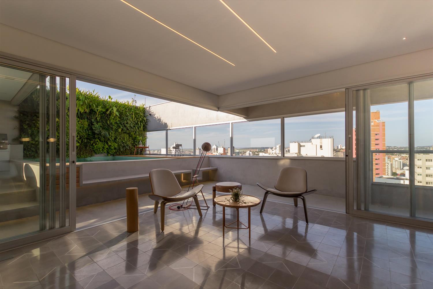 巴西 SP 市区公寓改造 | 混凝土与木质的完美结合-16