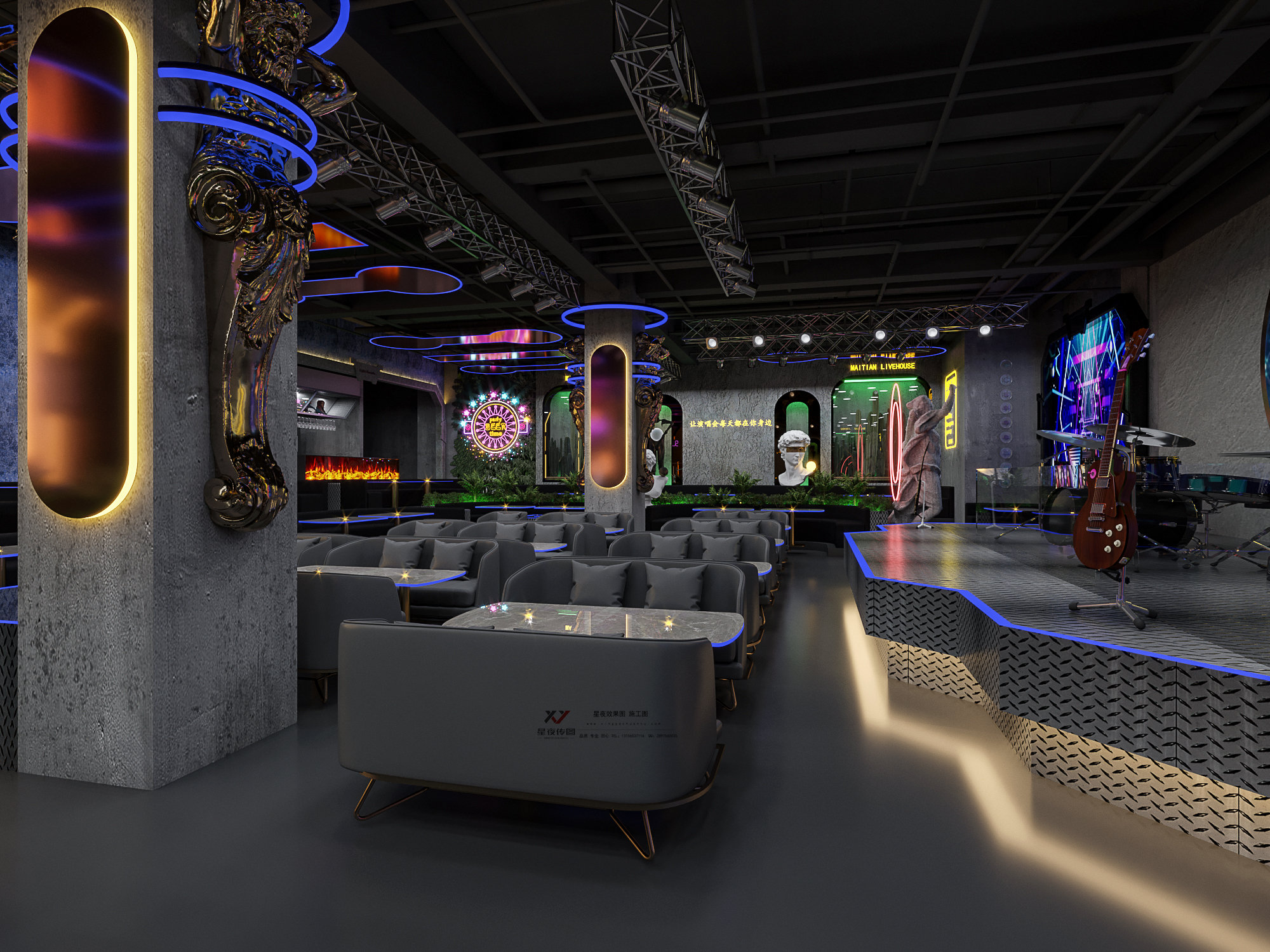 层次分明的美食空间设计-4