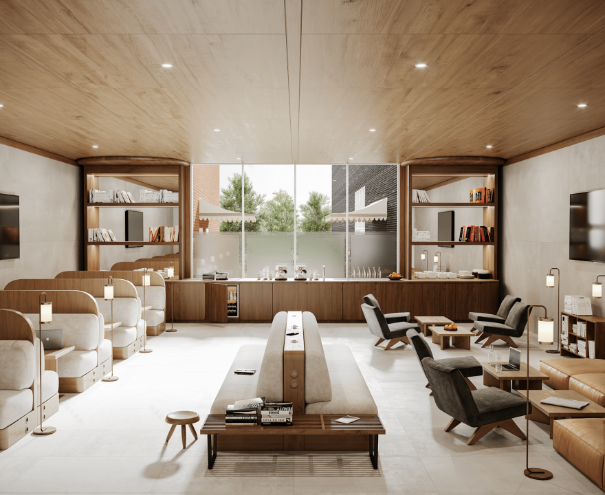 巴黎商业建筑室内可视化项目丨法国巴黎丨Suburbia团队-1