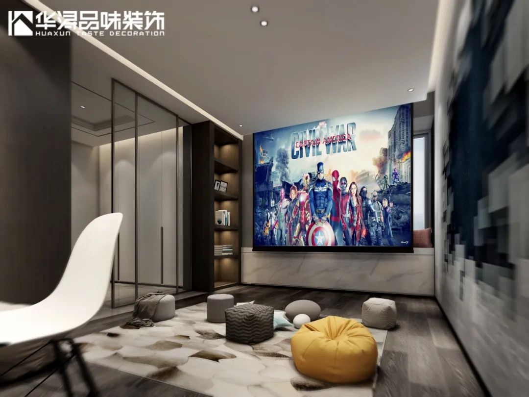 300m²现代简约家居,寻求相同中的多样与丰富-61