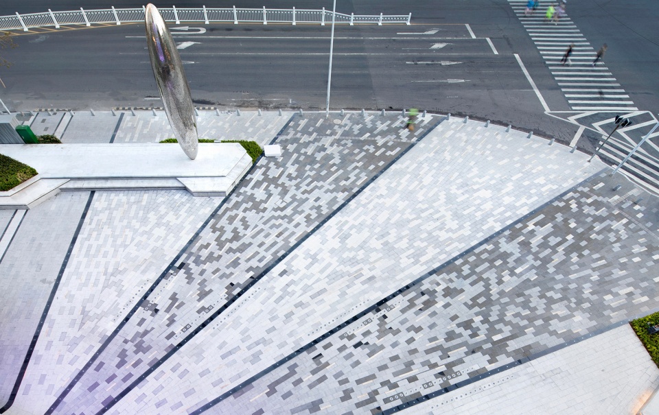 星光璀璨,南信青岛环球金融中心景观设计-24