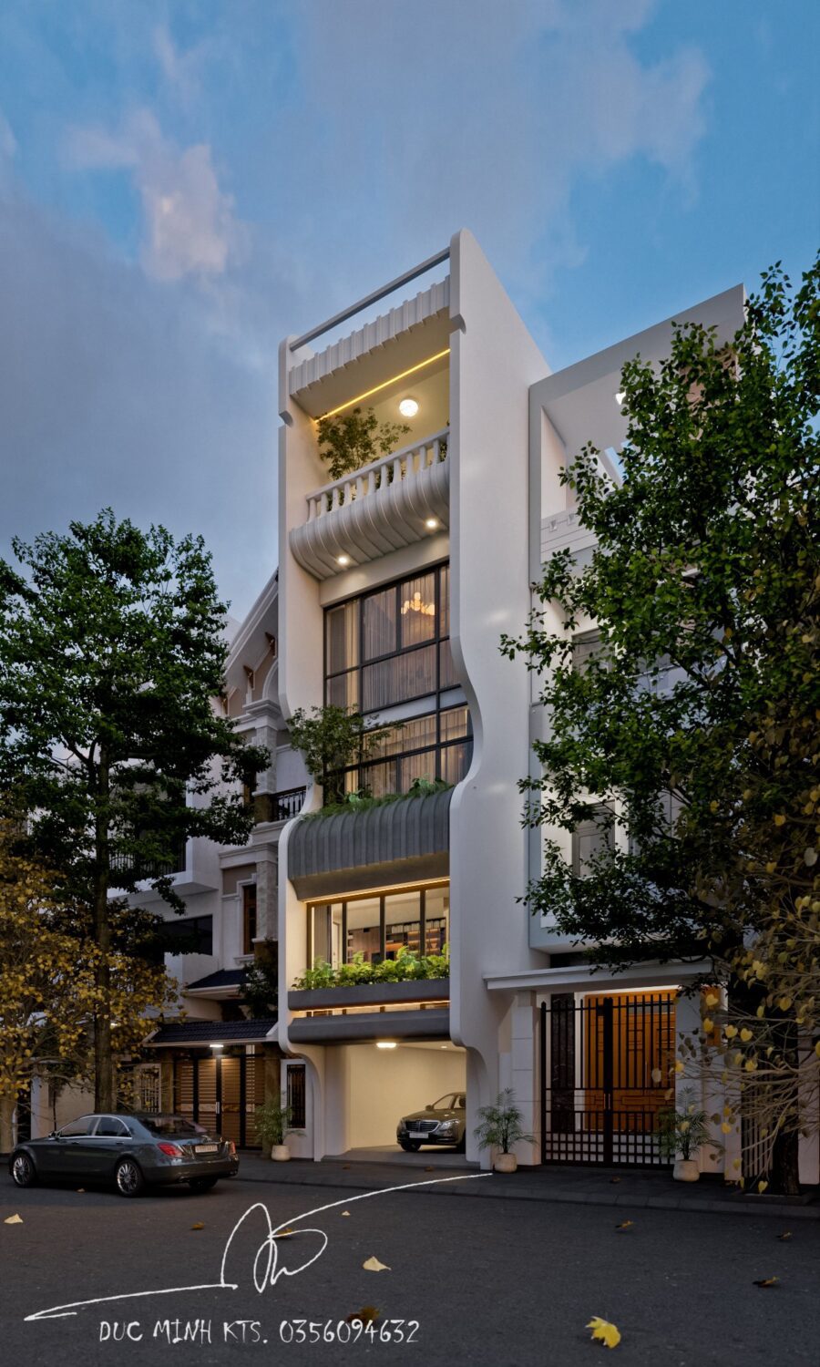 免费的SketchUp房屋外部模型丨Do Duc Minh-4