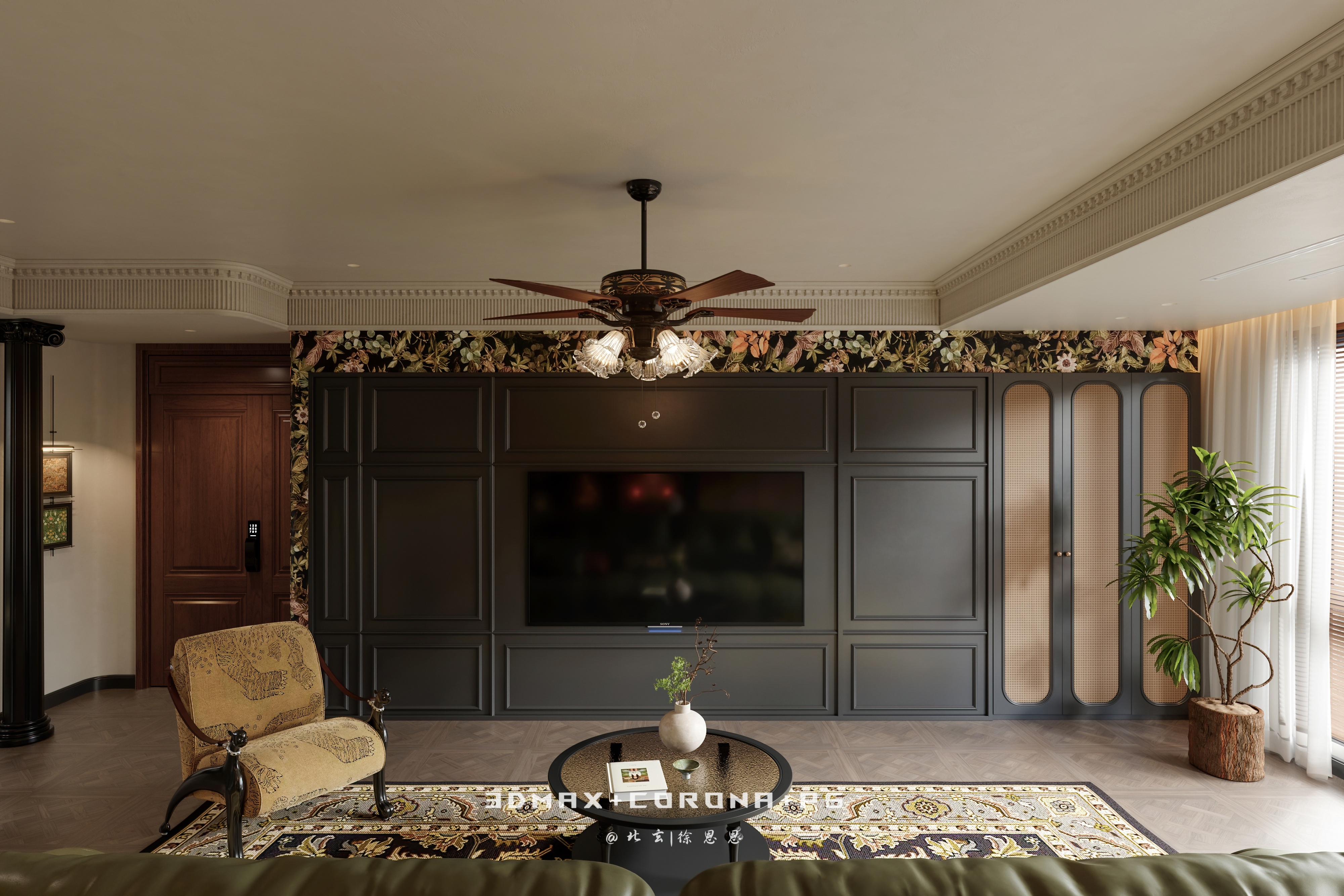 复古南洋风的浪漫居所，续写优雅摩登-0