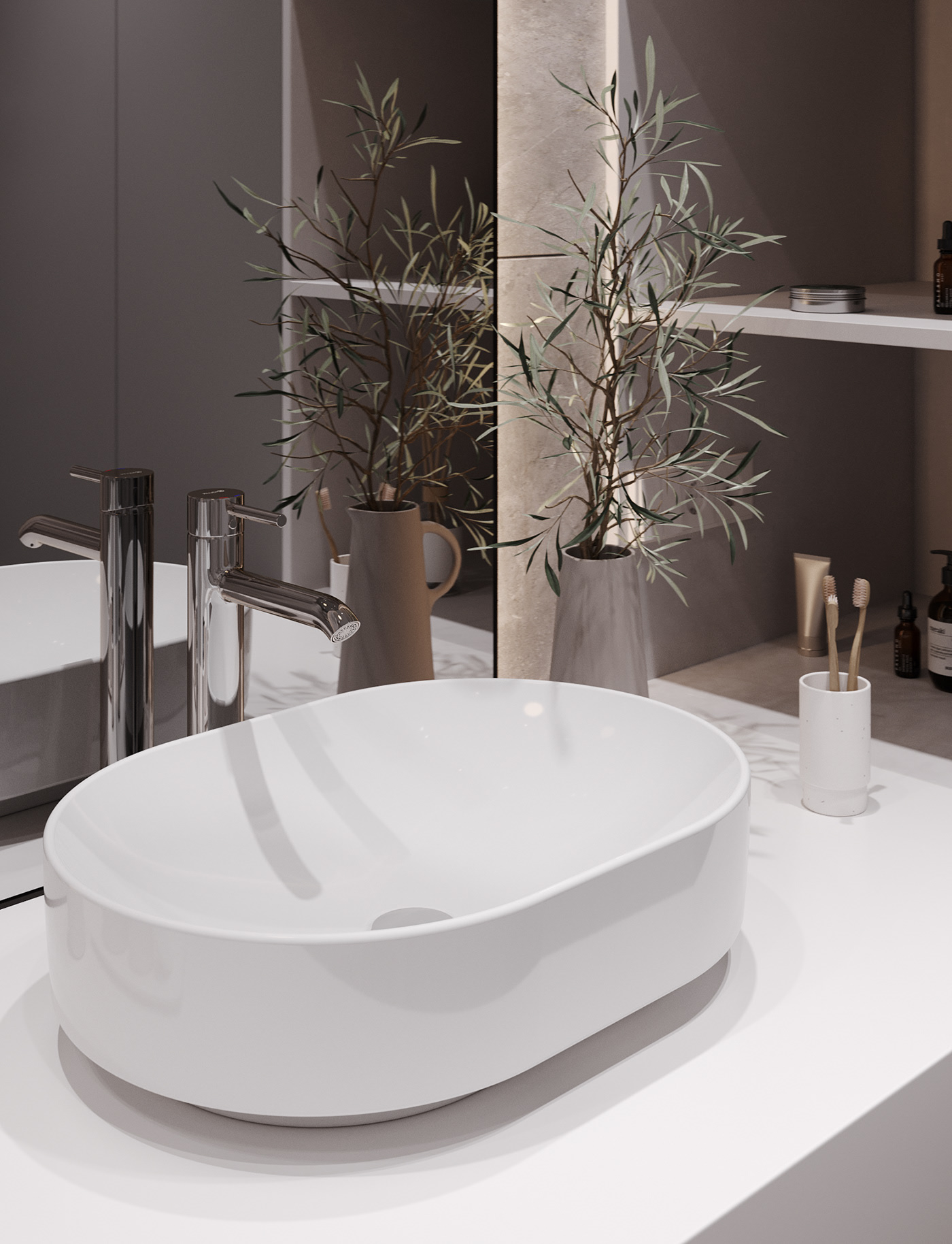 81㎡原木与灰 让简约更有格调！-23