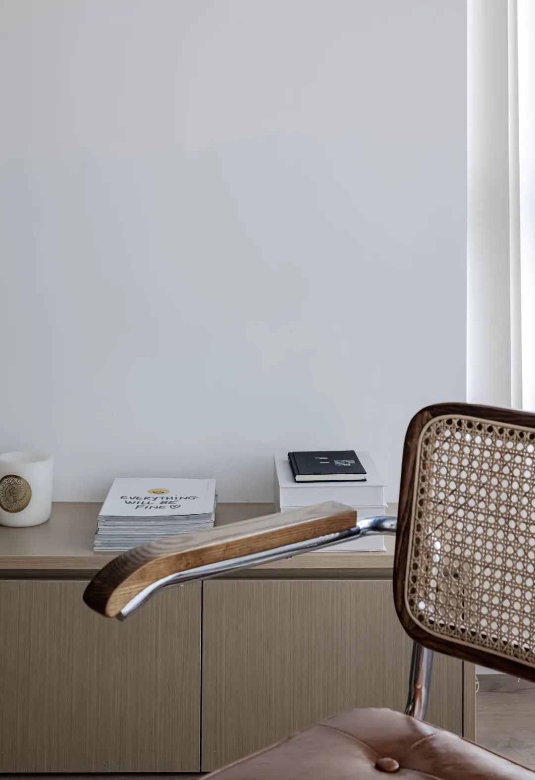 水泥漆+原木，感受极简的温度 | 吾索设计-17