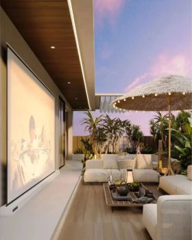 花弄影,月流辉,水晶宫殿五云飞——现代大平层