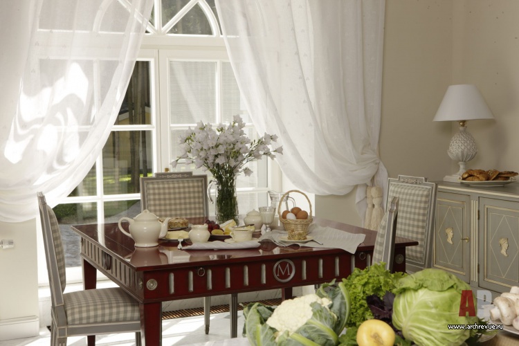 俄罗斯帝国风格庄园室内设计丨Нестерова Юлия-31