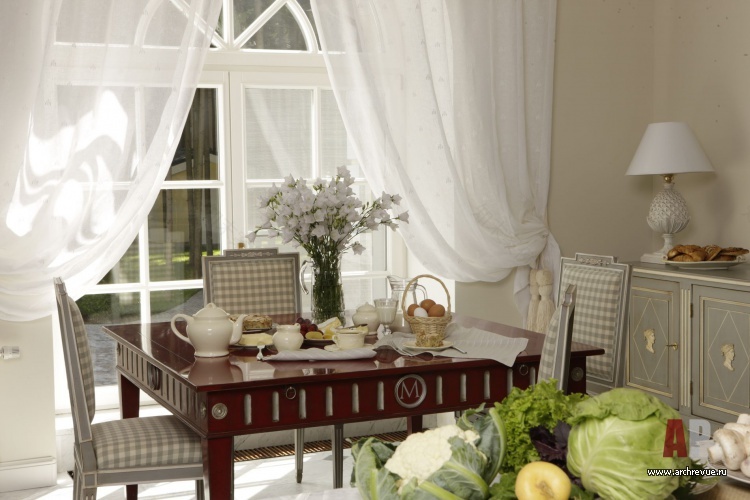 俄罗斯帝国风格庄园室内设计丨Нестерова Юлия-31