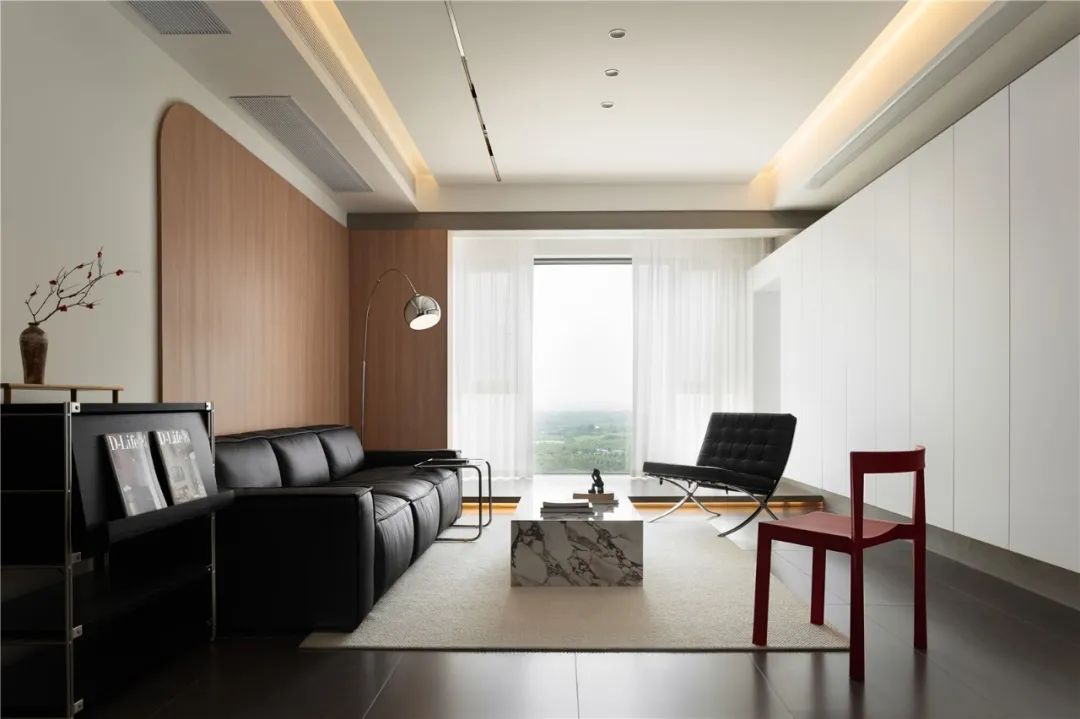 120㎡现代空间,舒适独居的收纳与色彩艺术丨中国滁州丨山舍建筑设计-10