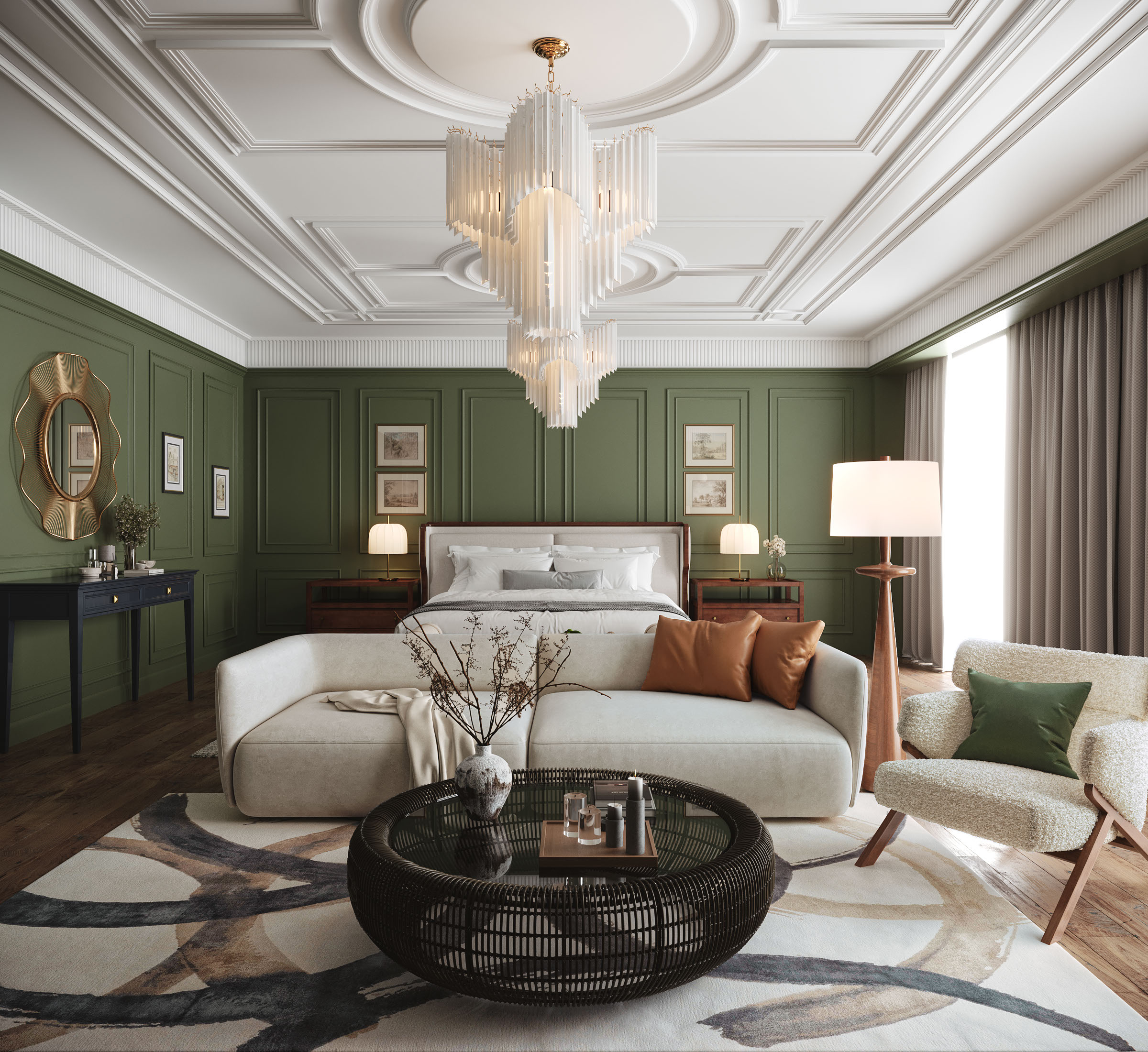 法式高级套房丨中国合肥丨鹏大空间设计表现-8