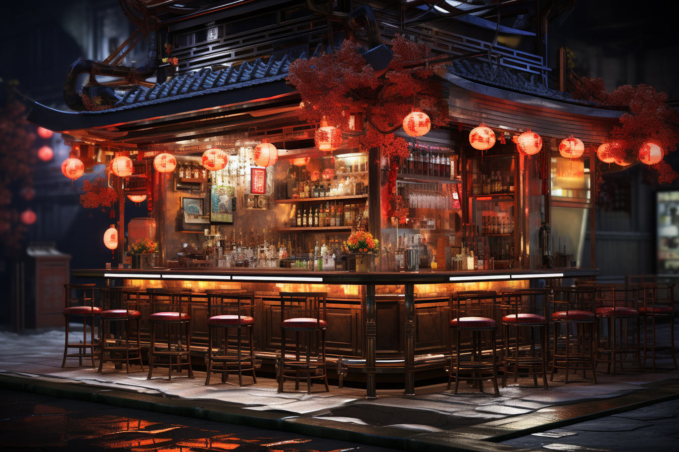 新中式吧台设计丨室内设计师-8