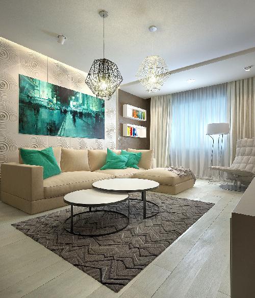 82平米公寓设计项目（风格为构成主义）-20