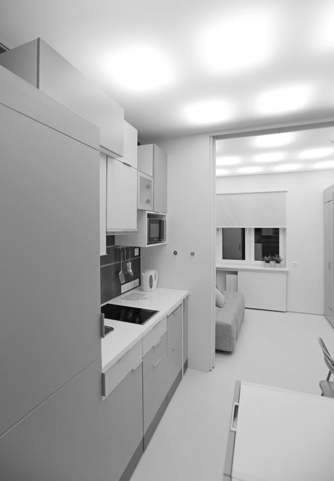 小面积公寓设计概念项目丨俄罗斯莫斯科丨Arch group-20