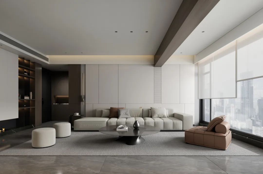 177㎡意式极简丨江山印·云玺丨中国阳江丨纵向·空间设计-6