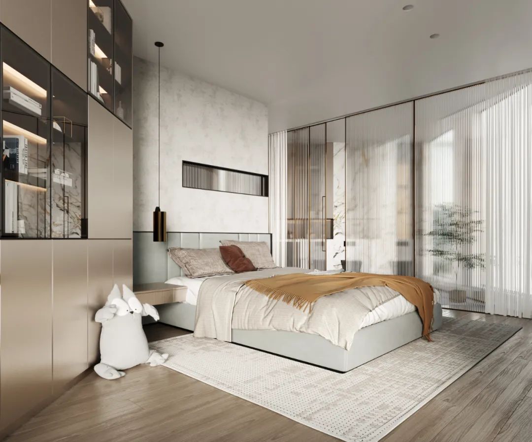 复地金融岛 390㎡现代轻奢家居，温馨舒适与时尚品质的完美融合-45