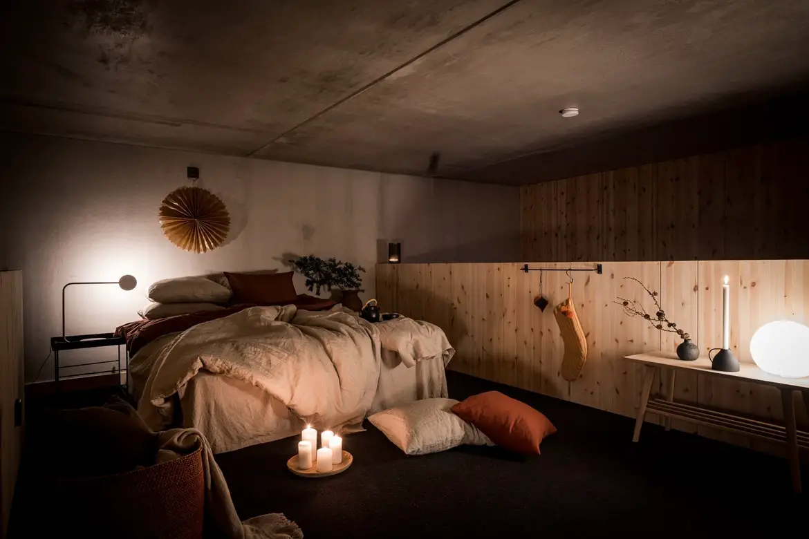 北欧暖冬 | 瑞典木质公寓圣诞装饰-10