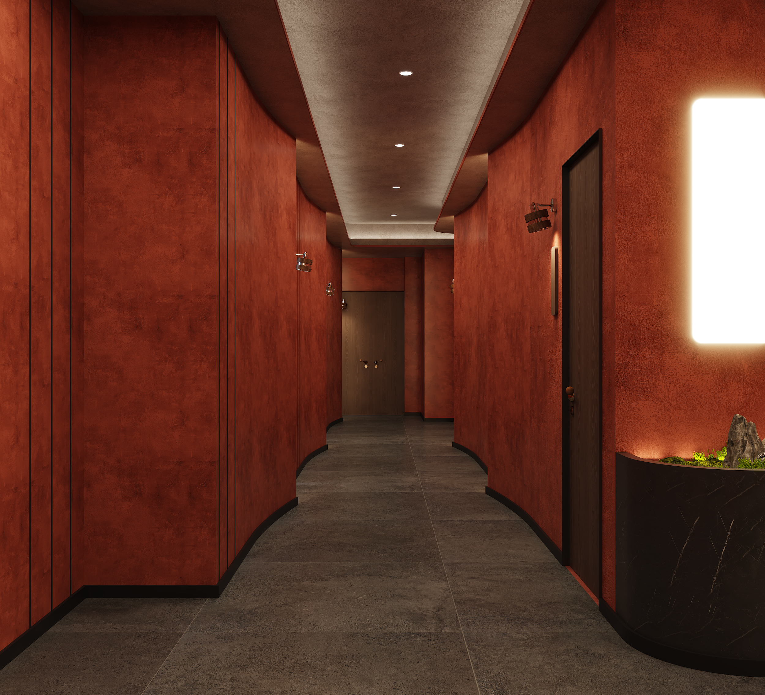 牛羊肉餐馆SI效果图设计-9