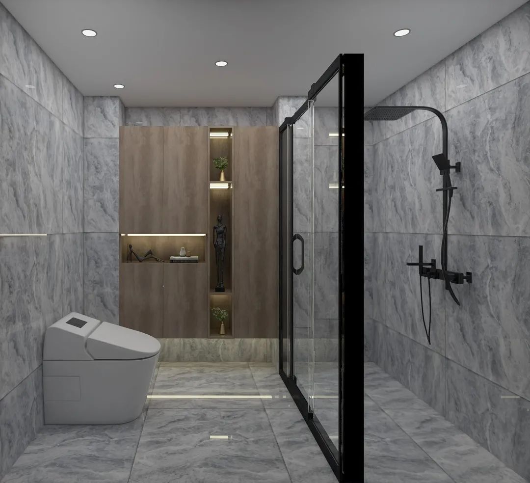 122㎡现代婚房设计-49