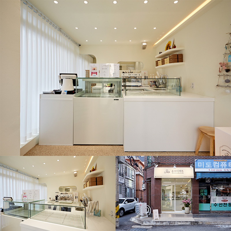 白色简约小甜品店，纯净之美-1